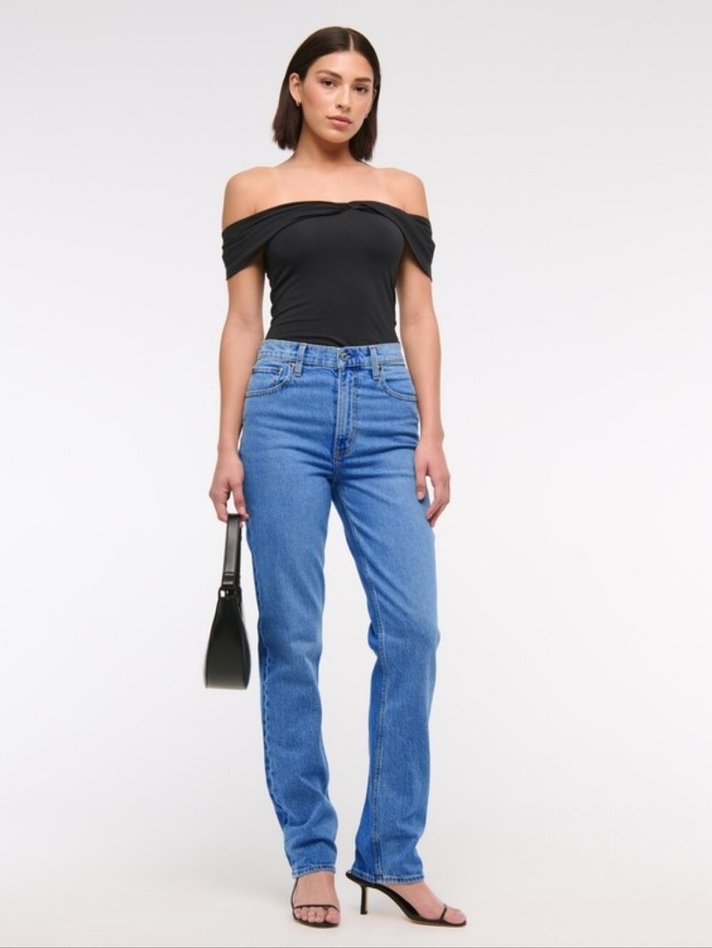 Abercrombie & Fitch Women's Ultra High Rise 90s Straight Jean